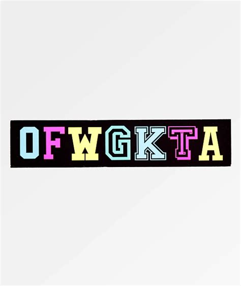 ofwgkta sticker|Ofwgkta Merch .